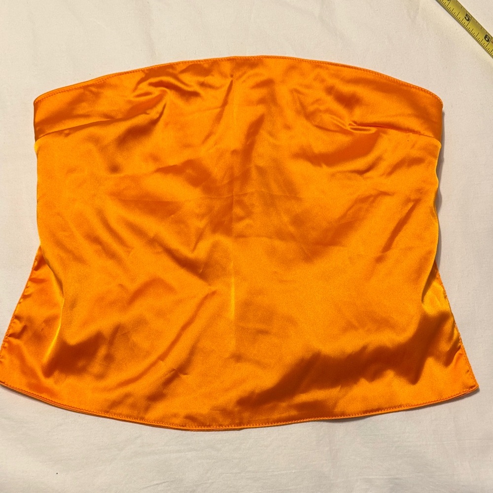 Vibrant Orange Women's Crop Top